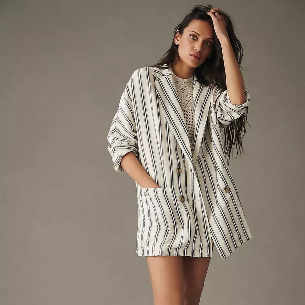 Anthropologie Pilcro Dolman-Sleeve Blazer